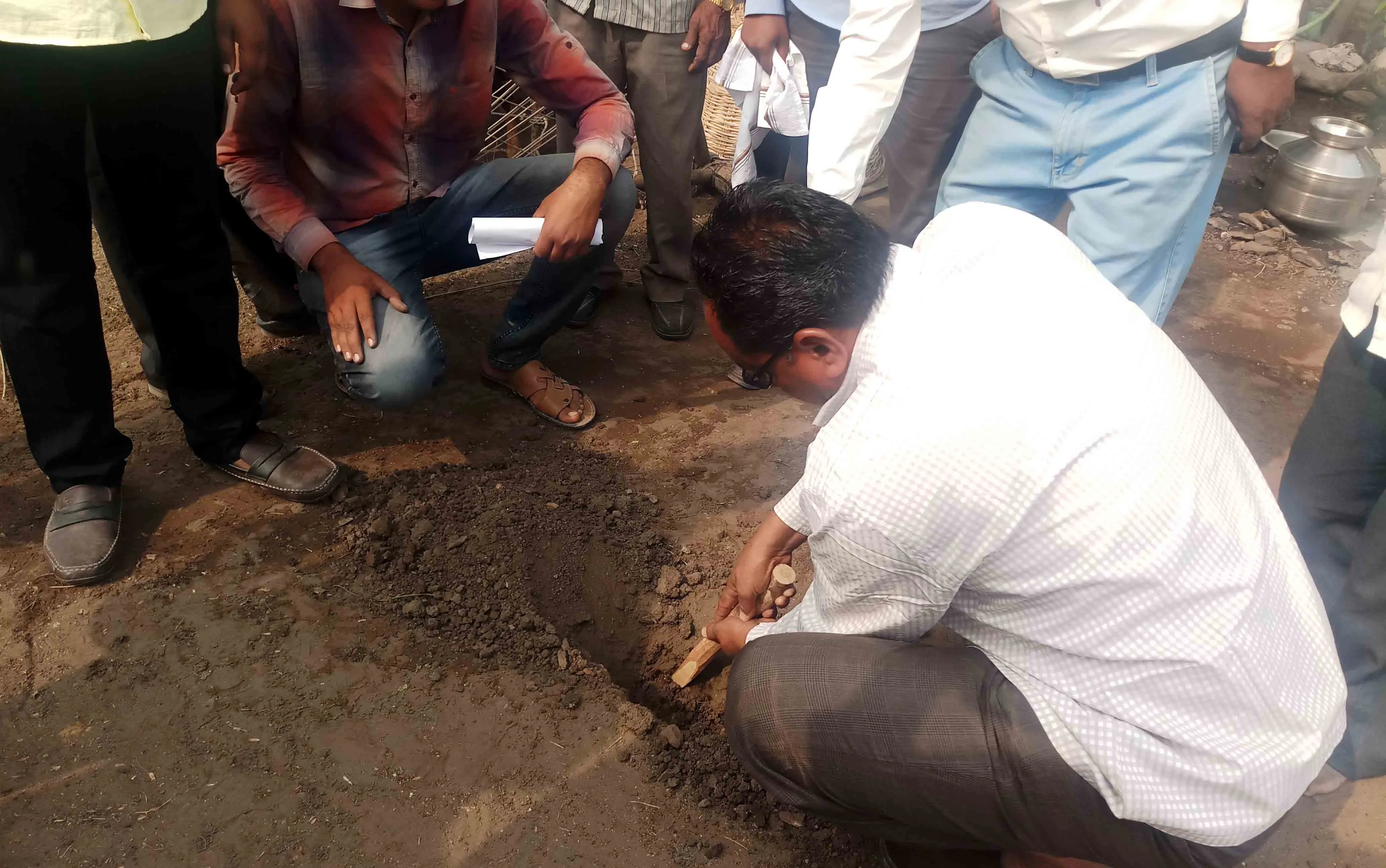 Laboratory analysis in progress